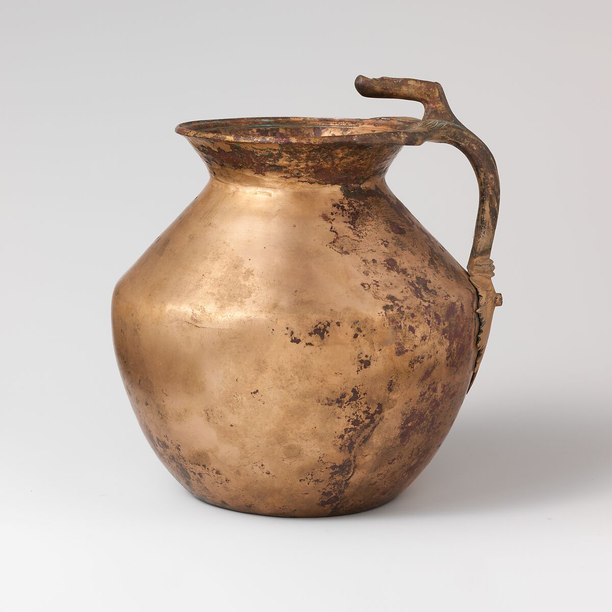 Bronze jug, Bronze, Roman 