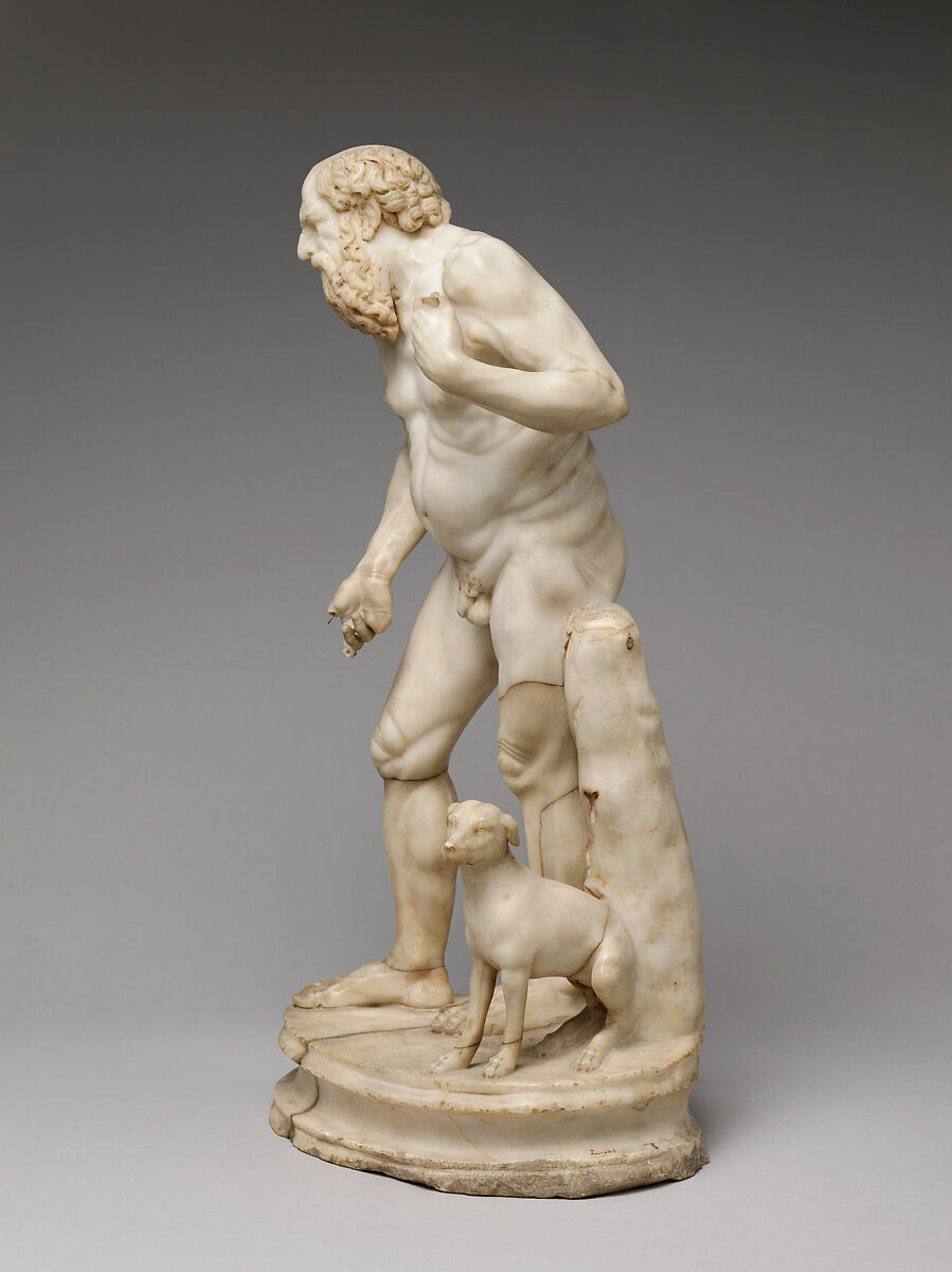 Marble statue of Diogenes, Marble, Roman
