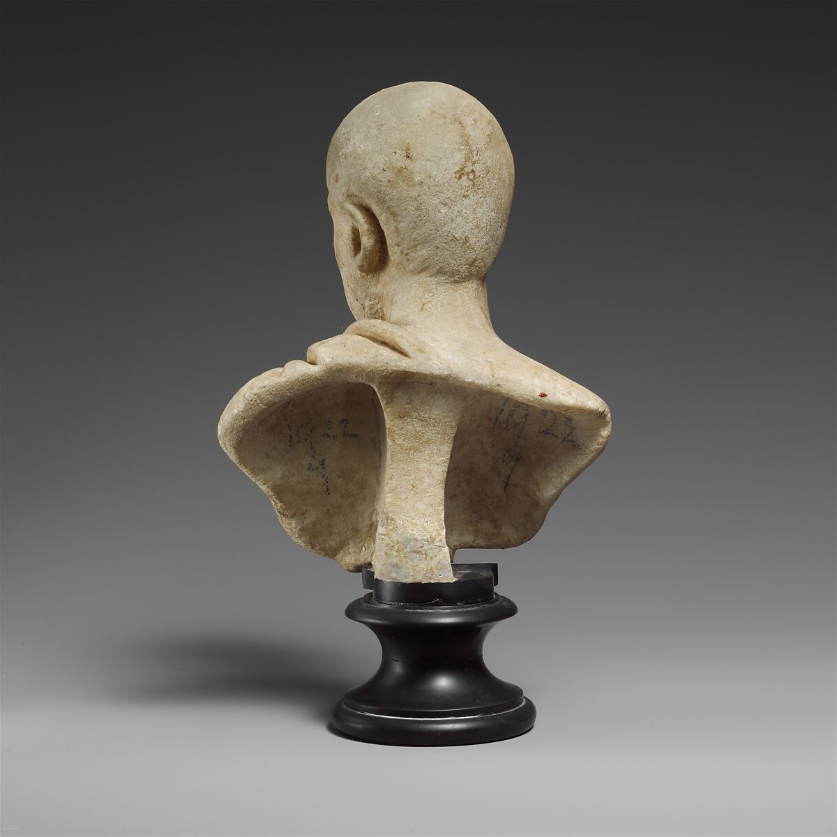 Marble bust of a man, Marble, Roman