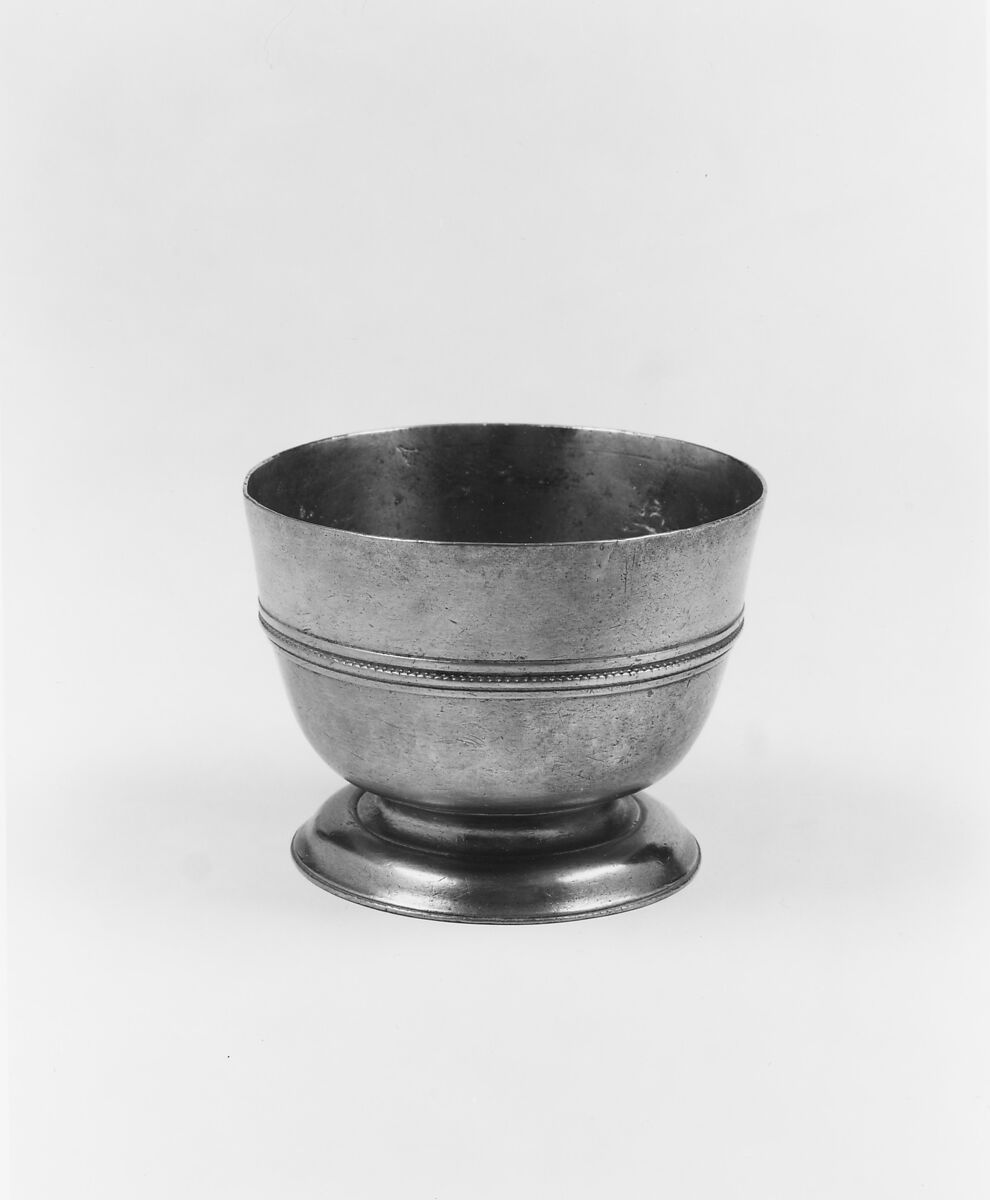 Covered Sugar Bowl, Possibly Henry Will (1734–ca. 1802), Pewter