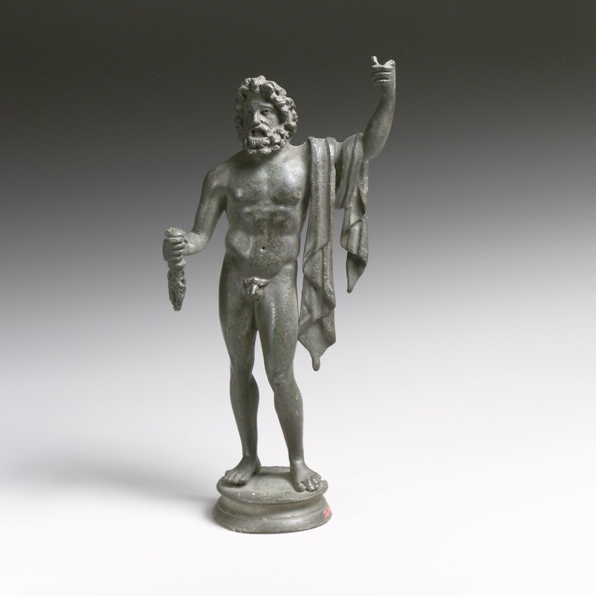 Bronze statuette of Jupiter, Bronze, Roman