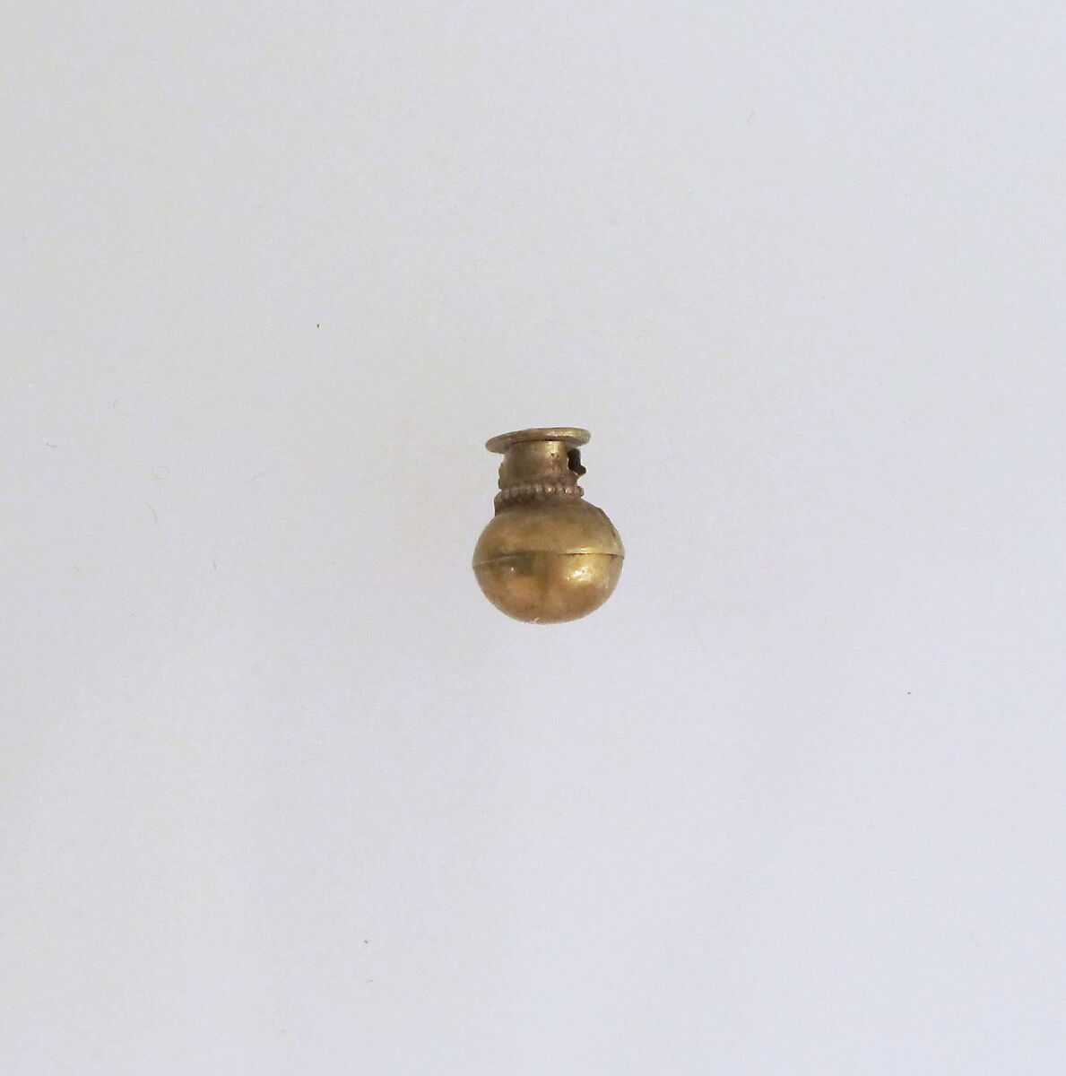 Vase, miniature, for perfume, Electrum, Roman 