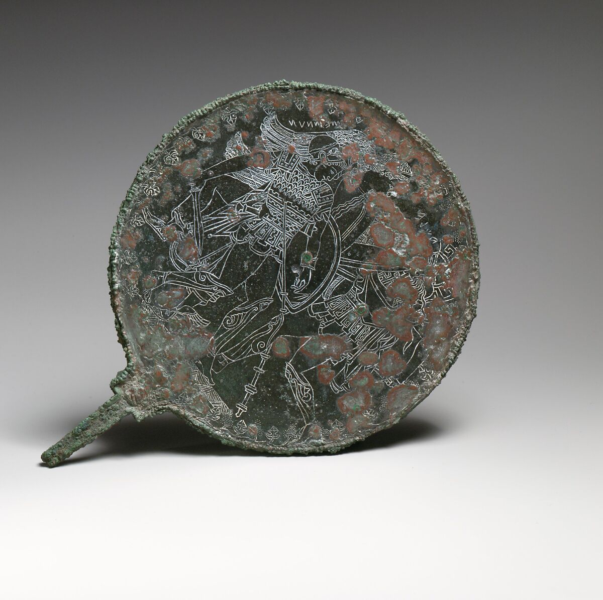 Bronze mirror, Bronze, Etruscan