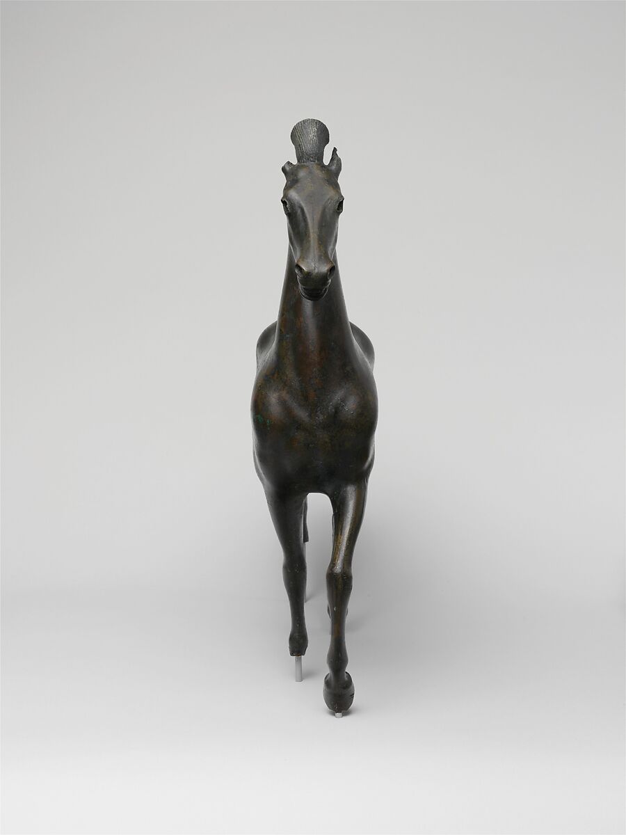 Bronze statuette of a horse, Bronze, Greek