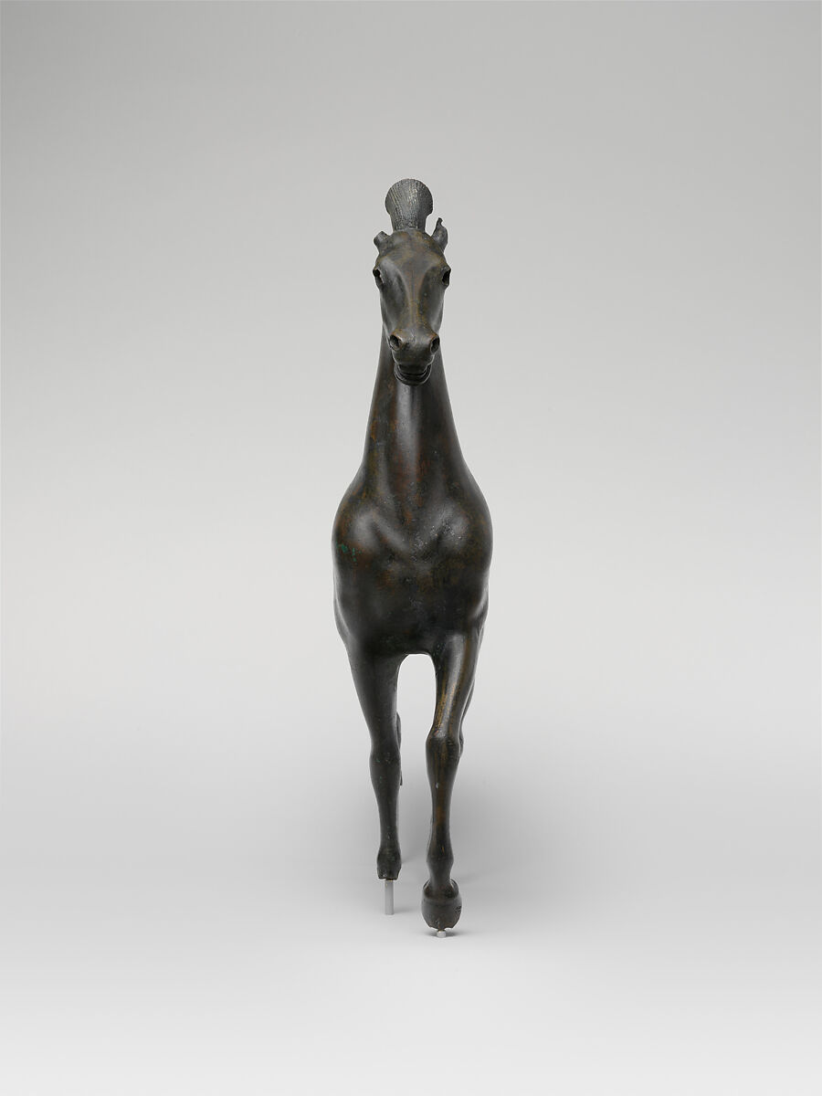 Bronze statuette of a horse, Bronze, Greek