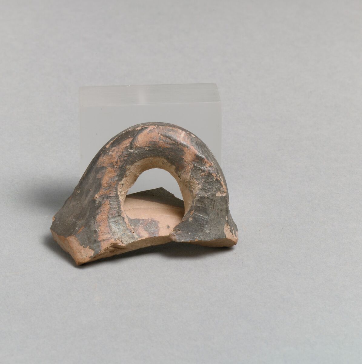 Vase fragment, Terracotta, Greek, Laconian 