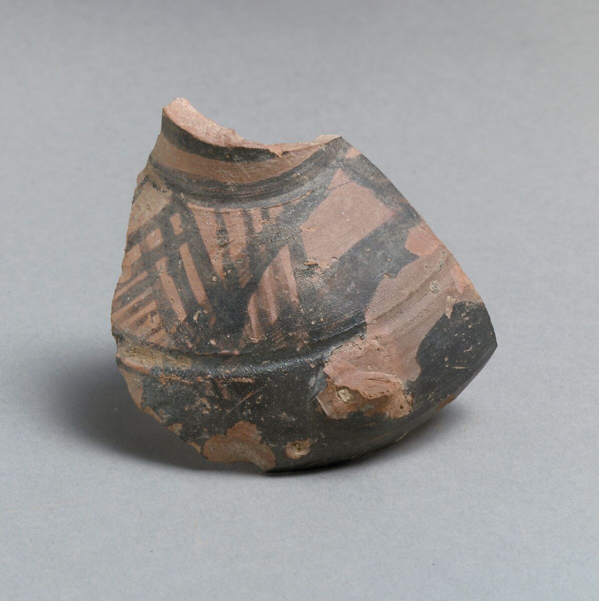 Vase fragment, Terracotta, Greek, Laconian 