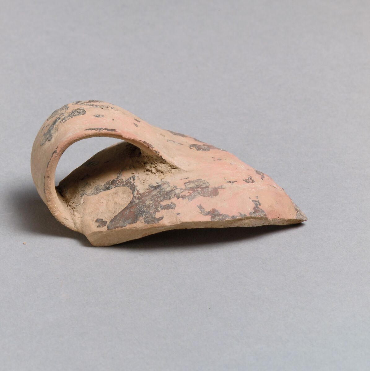 Vase fragment, Terracotta, Greek, Laconian 