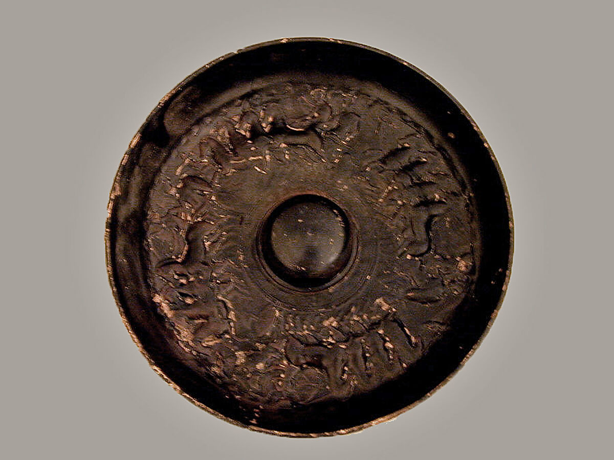 Terracotta phiale (libation bowl), Terracotta, Greek, South Italian, Campanian, Calenian 