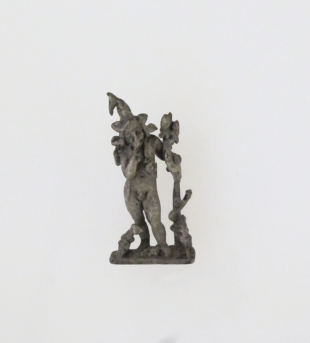 Statuette of Harpokrates, Silver, Roman 