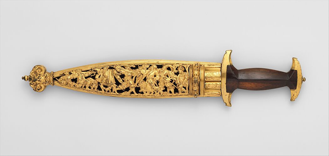Swiss Dagger with Sheath, Bodkin, and By-Knife