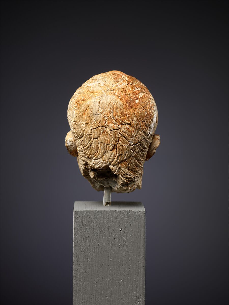 Ivory portrait head of the emperor Augustus, Ivory, Roman