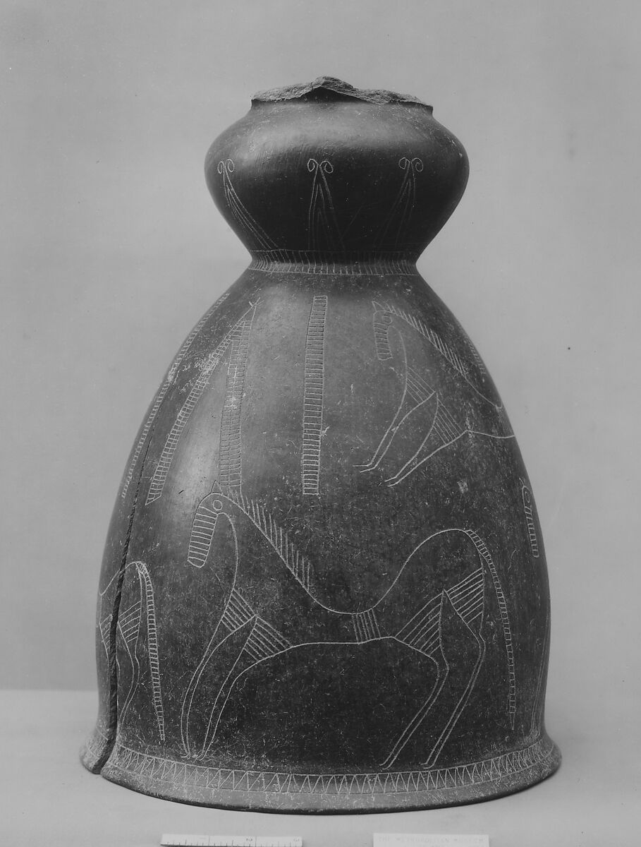 Terracotta stand for a cauldron, Terracotta, Italic, Villanovan