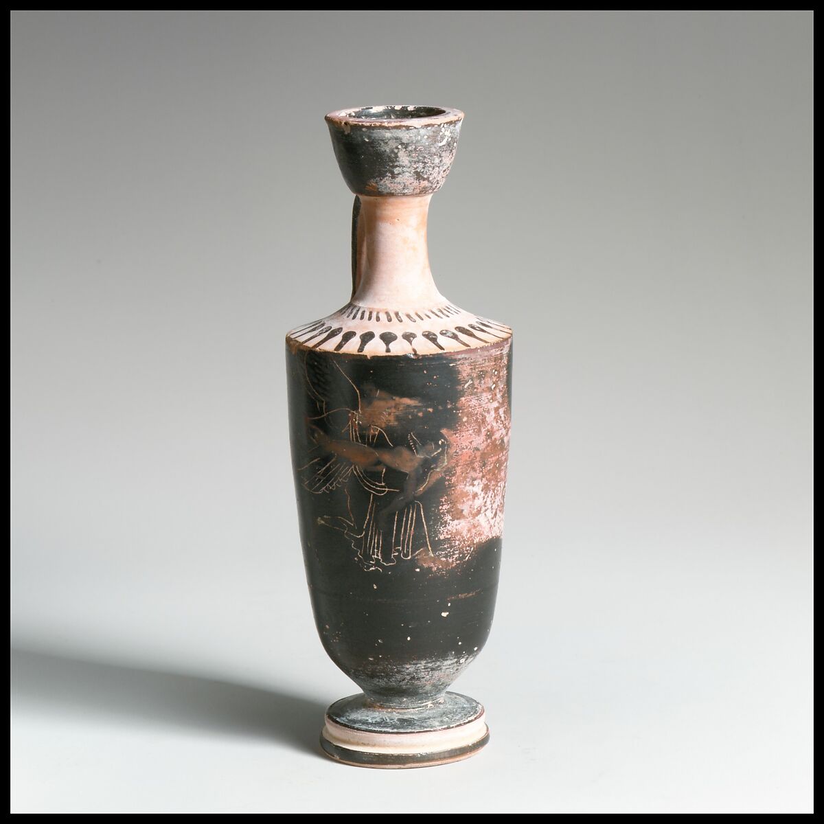 Lekythos, Attributed to the Diosphos Painter, Terracotta, Greek, Attic