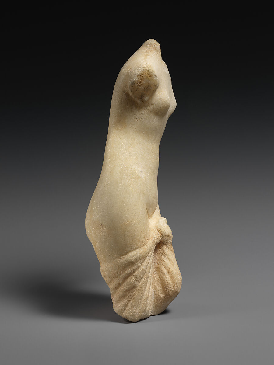 Marble Aphrodite statuette, Marble, Island, Greek
