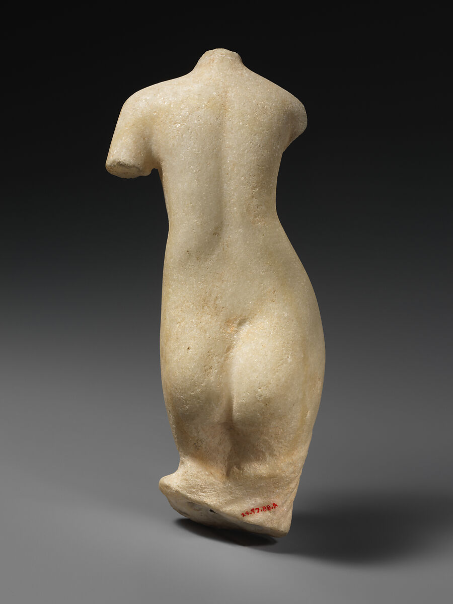 Marble Aphrodite statuette, Marble, Island, Greek