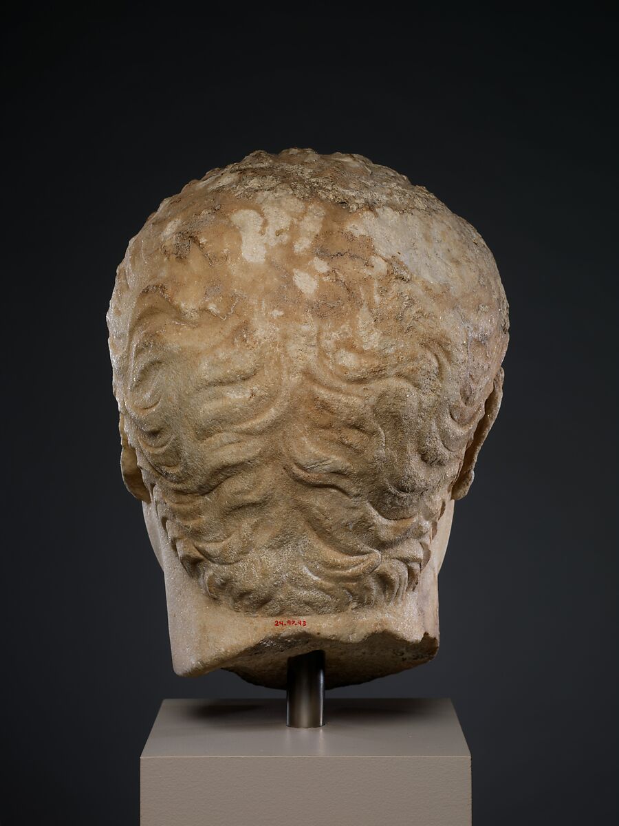 Marble portrait of a man, Marble, Roman