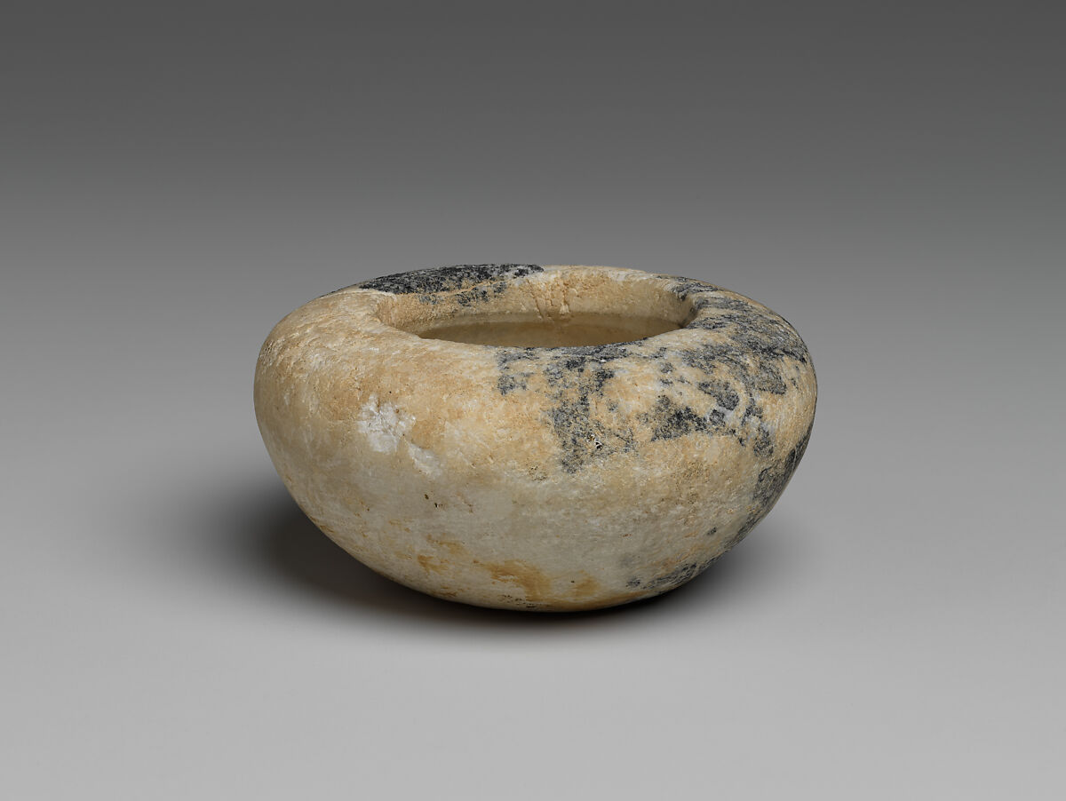 Marble bird's-nest bowl, Marble, Minoan