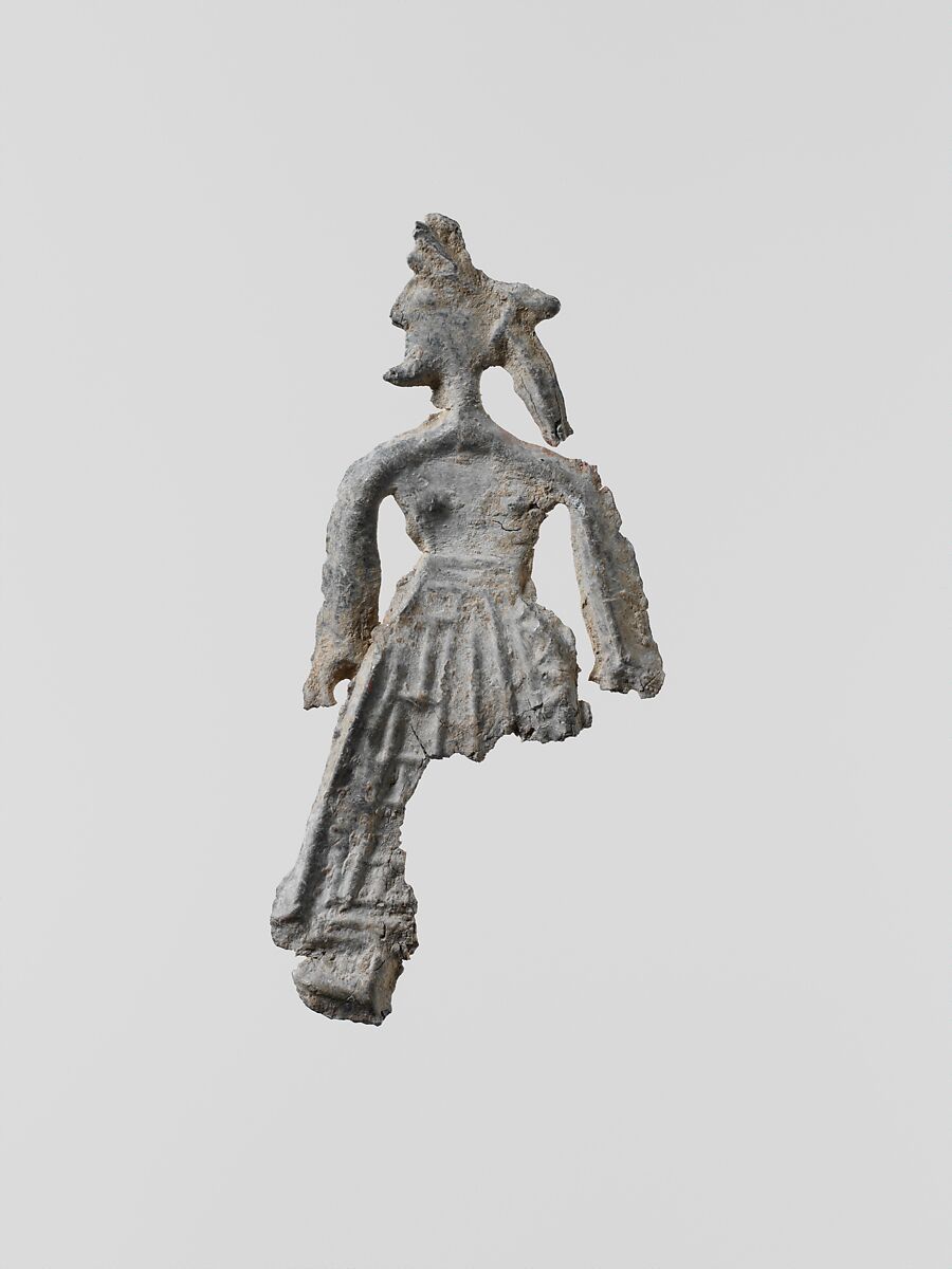 Lead figure of a woman, Lead, Greek, Laconian 