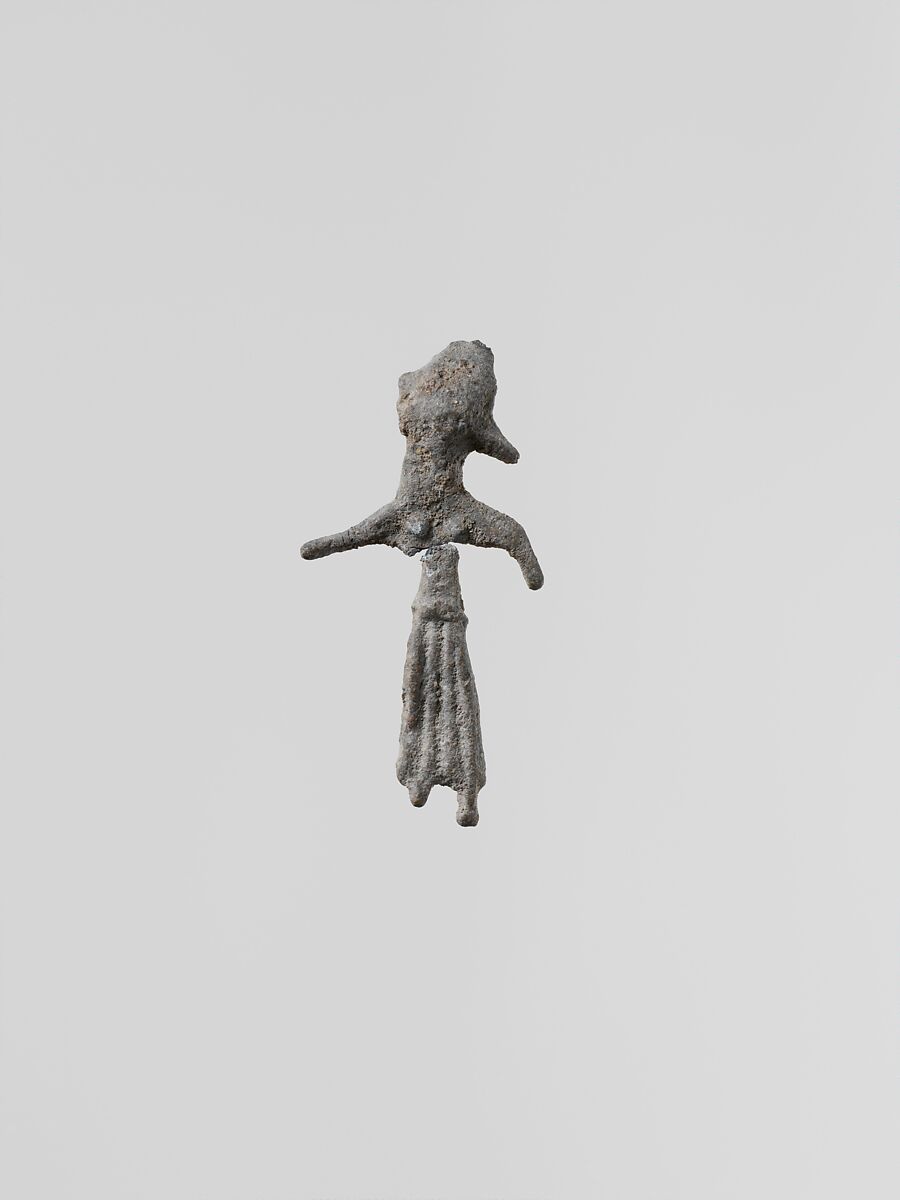 Lead figure of a woman, Lead, Greek, Laconian 