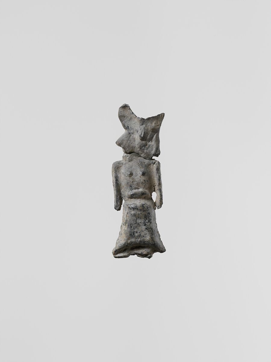 Statuette of a woman, Lead, Greek, Laconian 