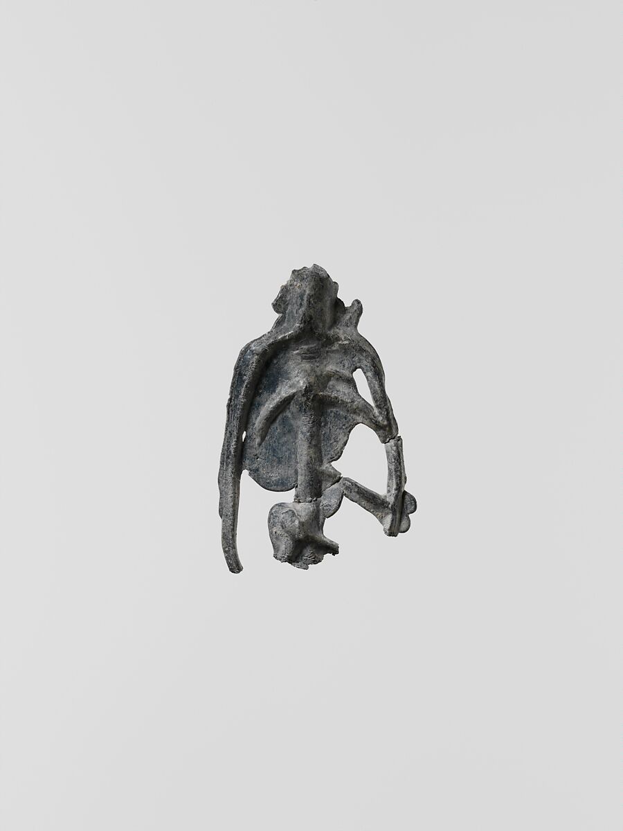 Lead figure, possibly of a skeleton, Lead, Greek, Laconian 