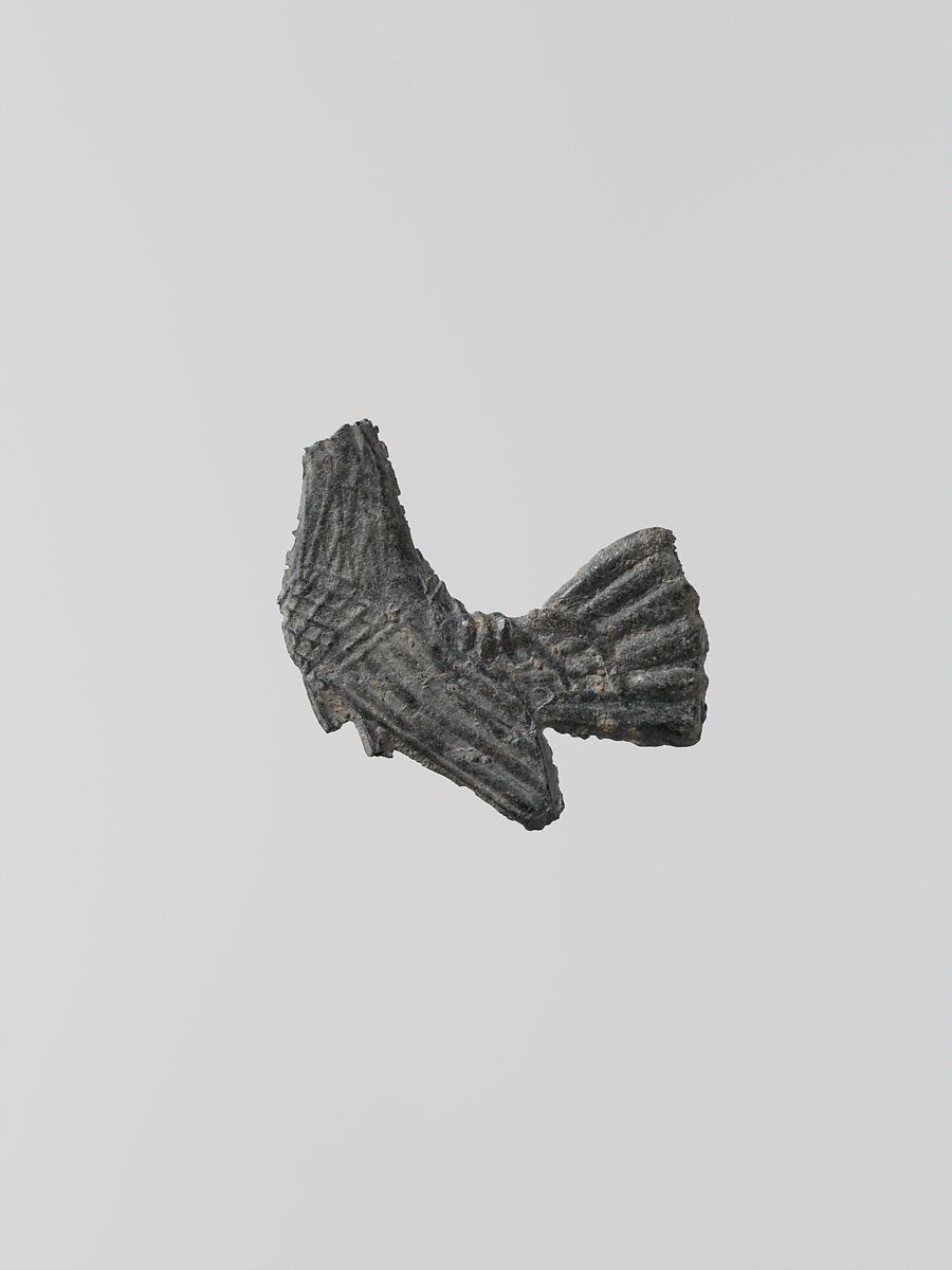 Lead figure of a rooster, Lead, Greek, Laconian 