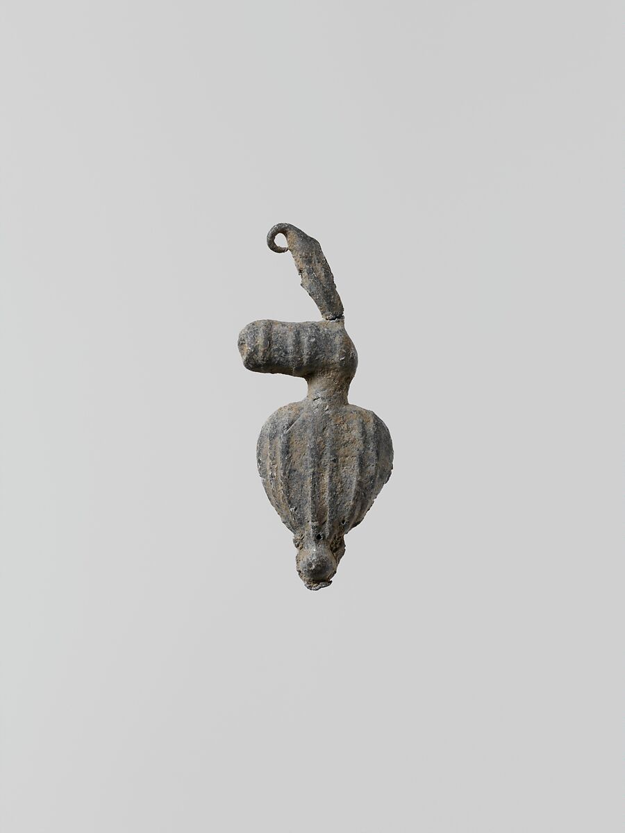 Lead ornament in the form of a bud, Lead, Greek, Laconian 