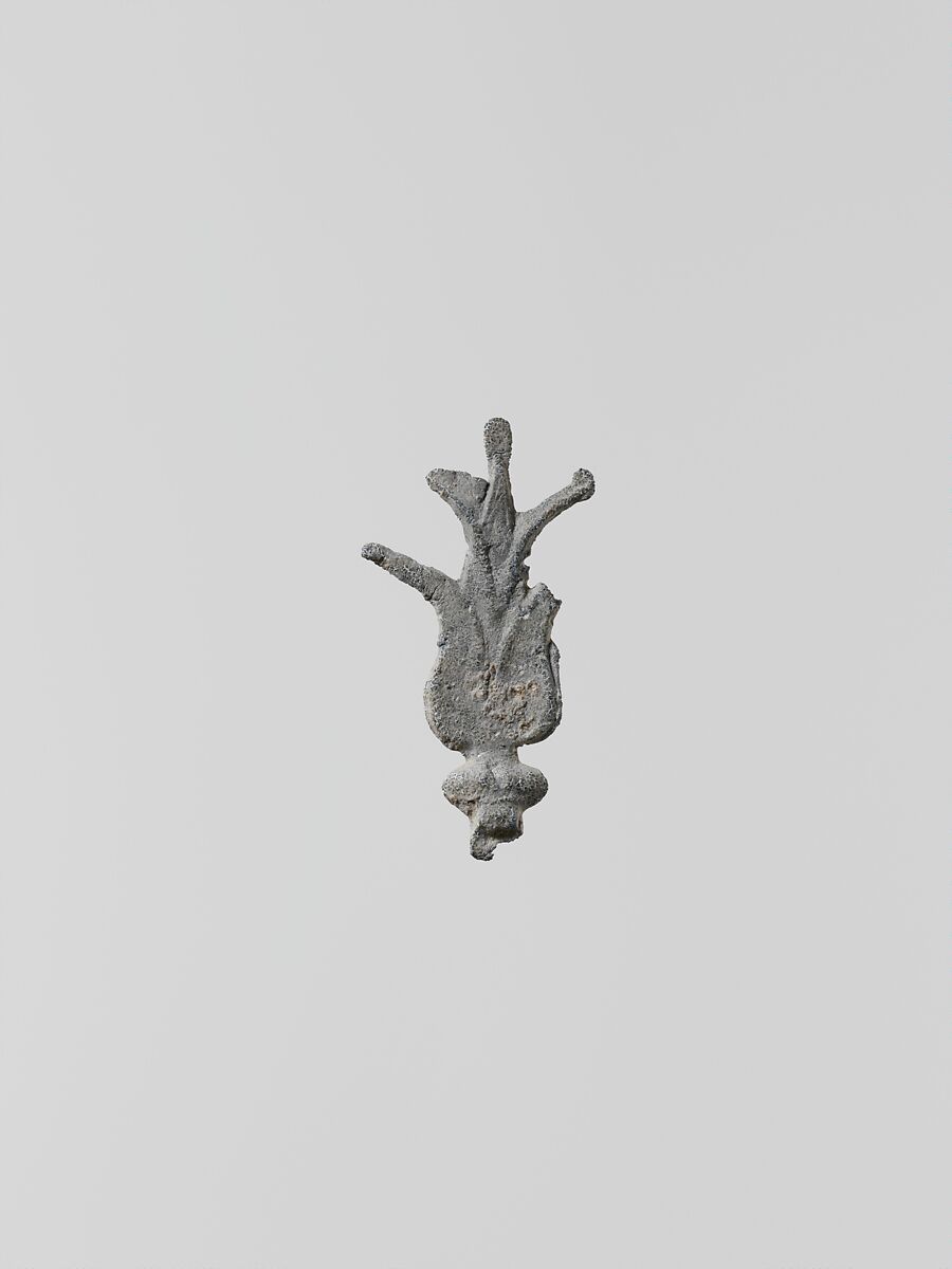 Lead ornament in the form of a bud, Lead, Greek, Laconian 