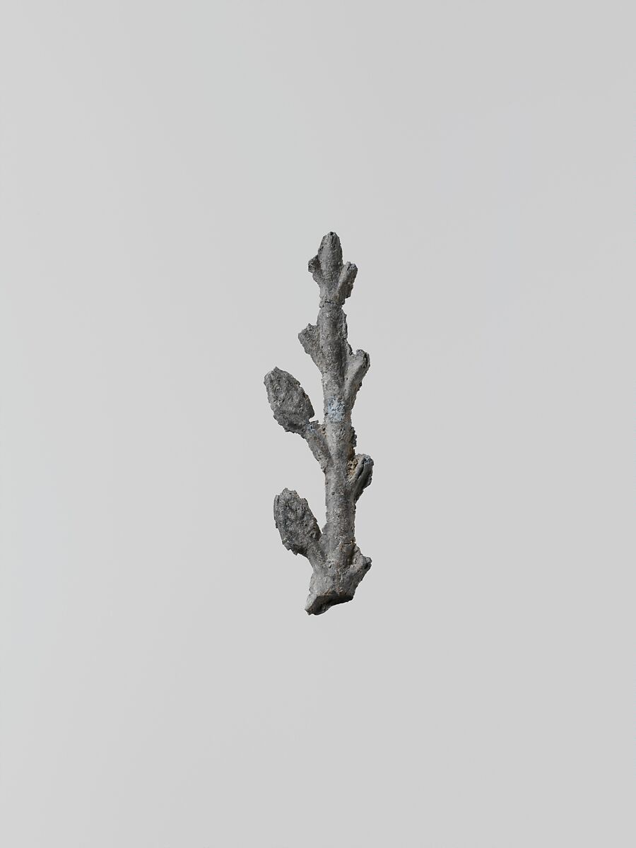 Lead ornament in the form of a branch, Lead, Greek, Laconian 