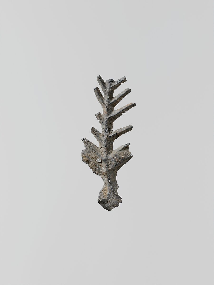 Lead ornament in the form of a branch, Lead, Greek, Laconian 