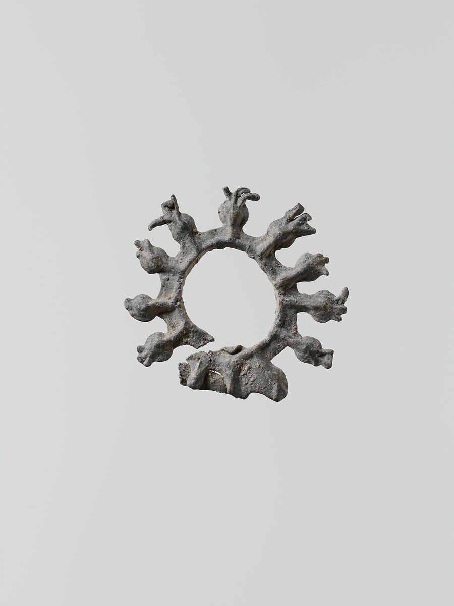 Lead wreath of lotus buds, Lead, Greek, Laconian 