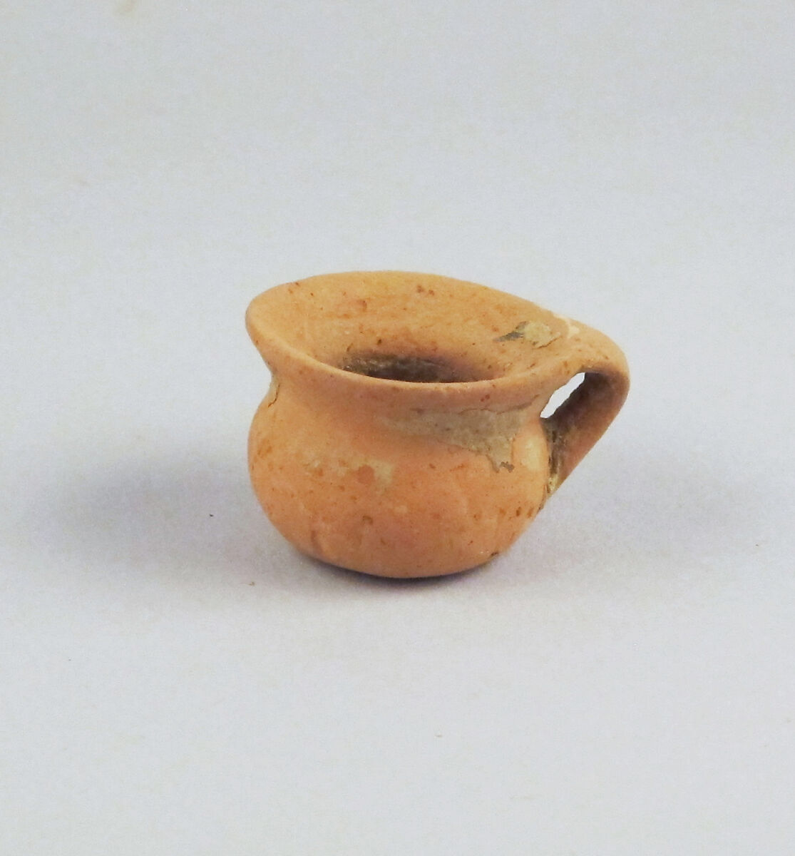 Vase, miniature, Terracotta, Greek, Laconian 