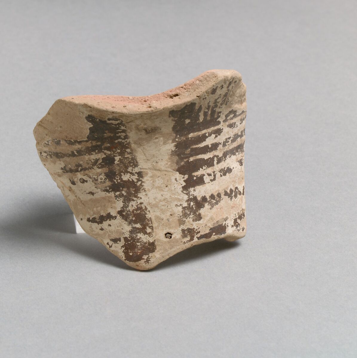 Vase fragment, Terracotta, Greek, Laconian 