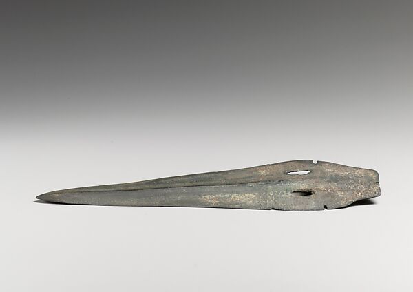 Arsenical copper dagger with midrib