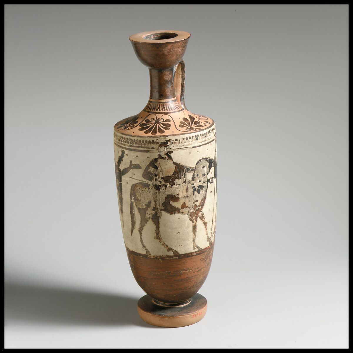 Lekythos, Attributed to the Athena Painter, Terracotta, Greek, Attic