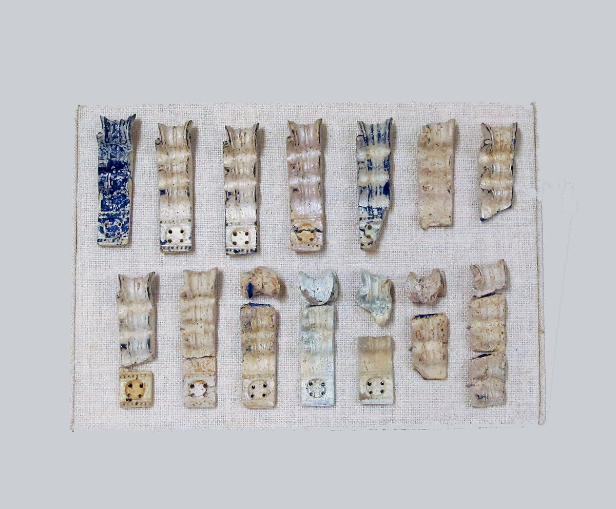 Glass ornaments, Glass, Helladic, Mycenaean 