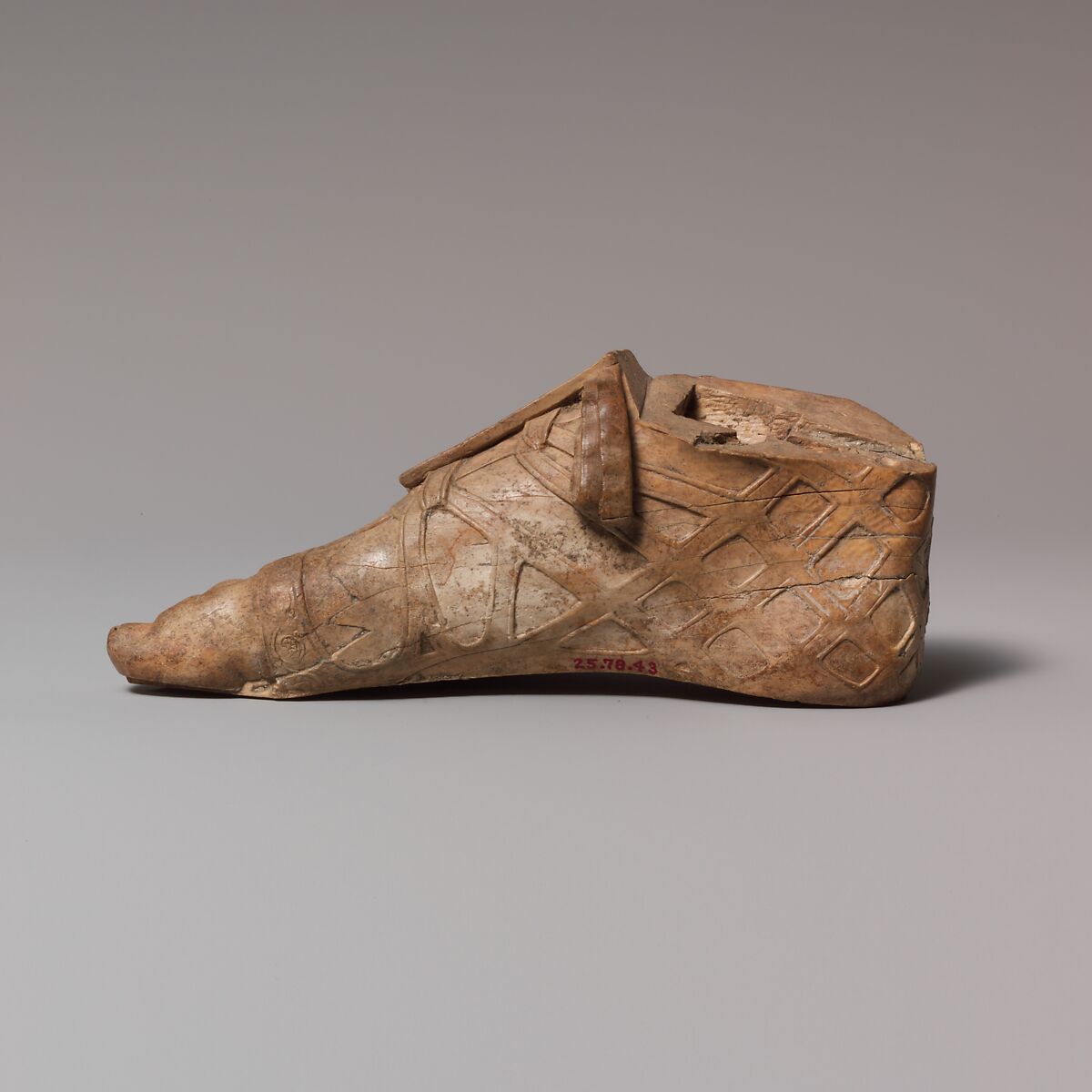 Ivory sandaled foot, Ivory, Roman