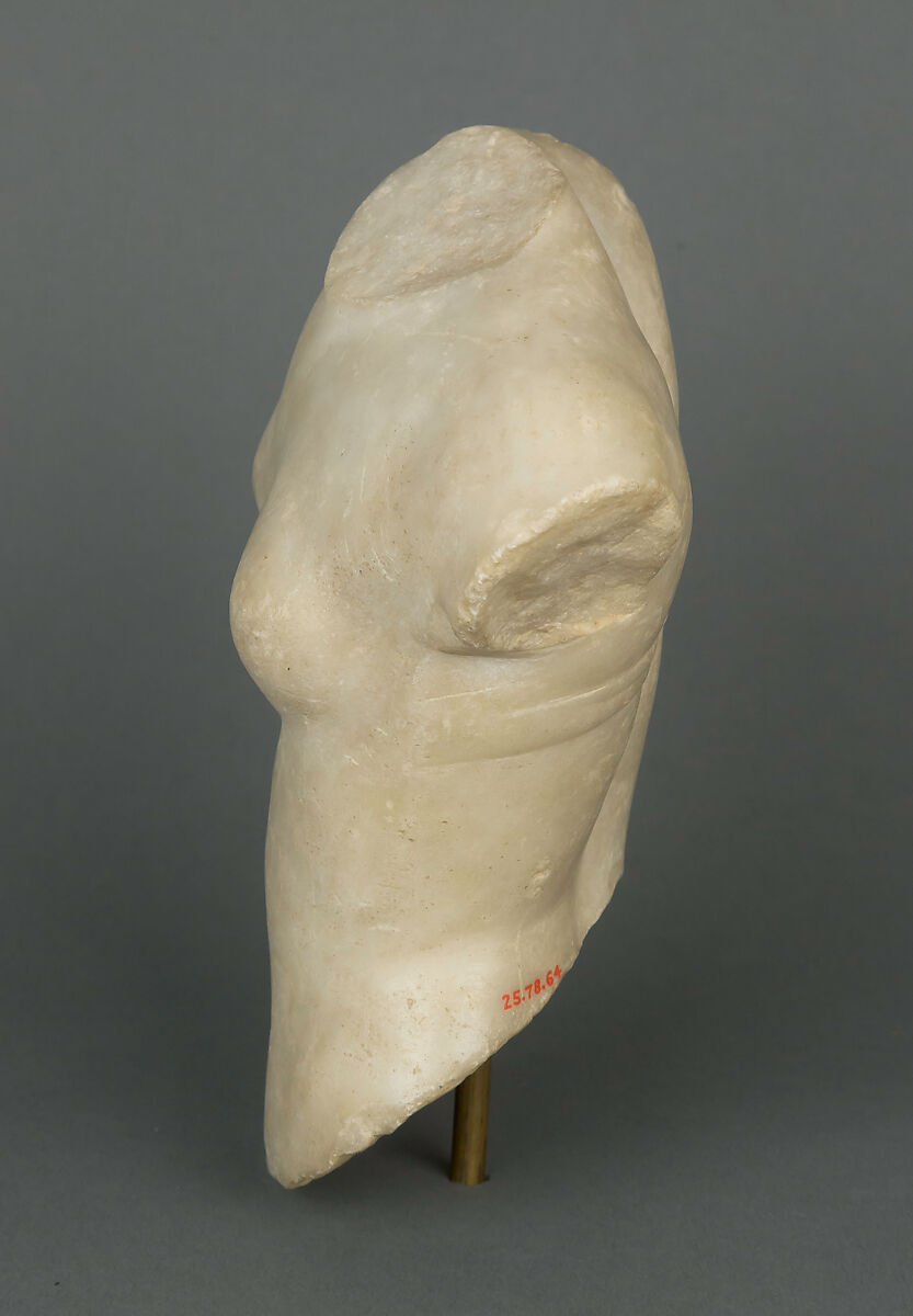 Marble statuette of Aphrodite, Marble, Pentelic ?, Greek