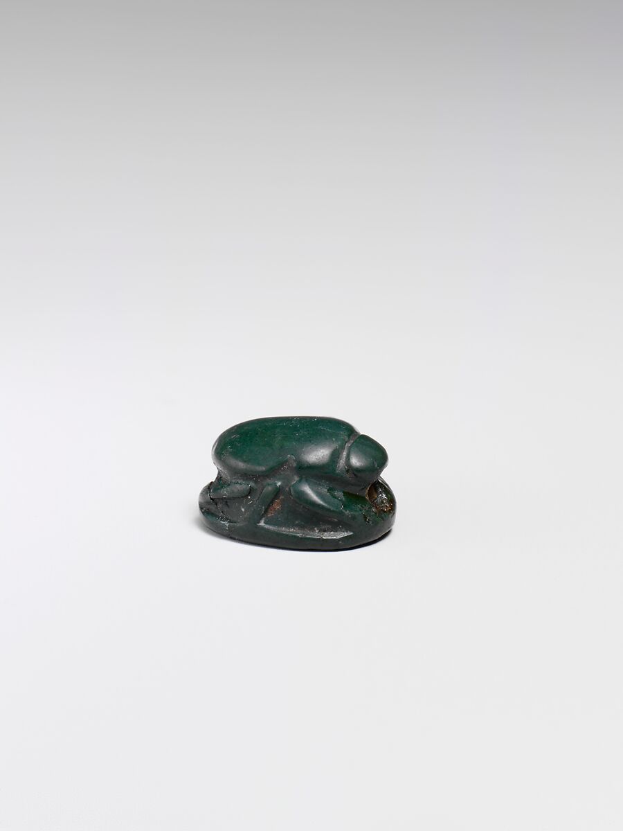 Jasper scarab, Jasper, green, Greek