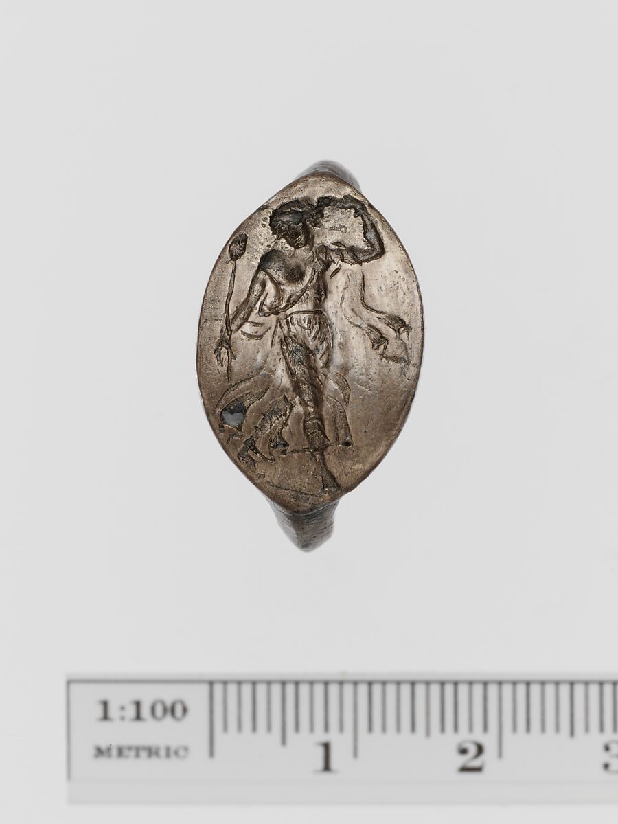 Silver ring, Silver, Greek 