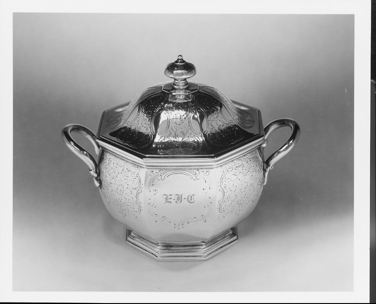 Sugar Bowl, William Forbes (baptized 1799, active New York, 1826–63), Silver, American