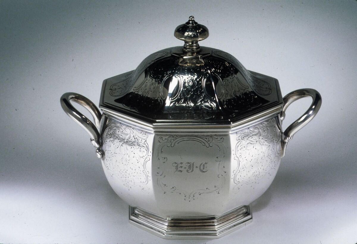 Sugar Bowl, William Forbes (baptized 1799, active New York, 1826–63), Silver, American 