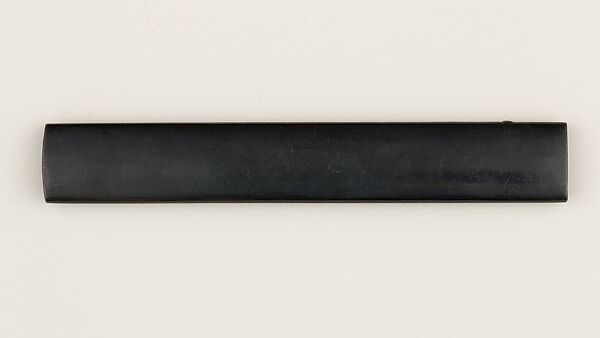 Knife Handle (Kozuka), Copper-gold alloy (shakudō), gold, copper, Japanese