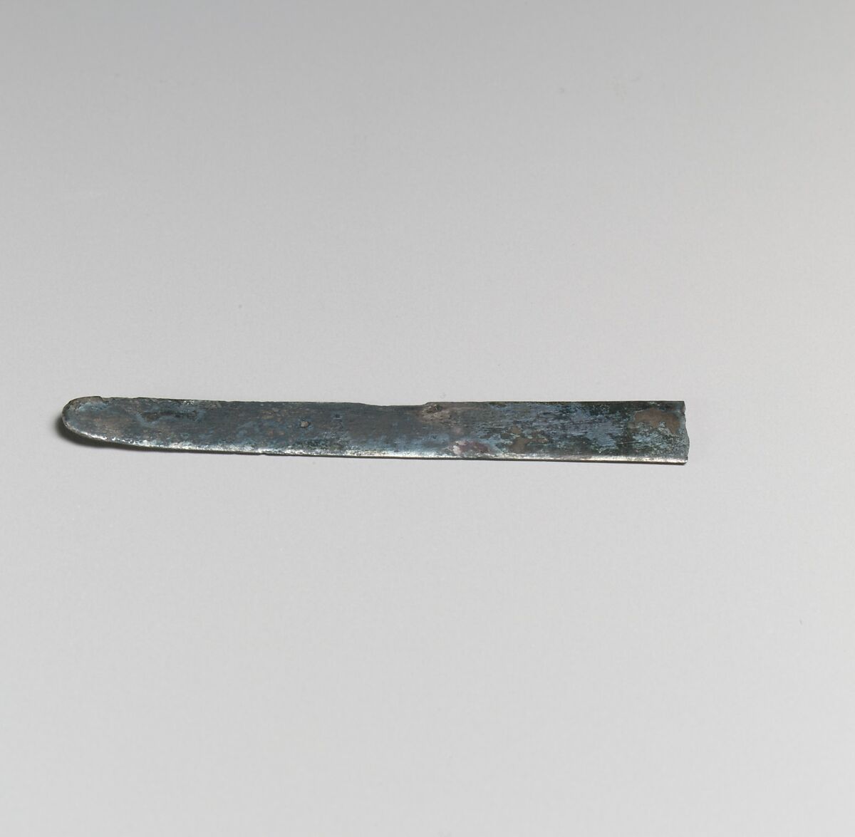 Knife fragment, Bronze 