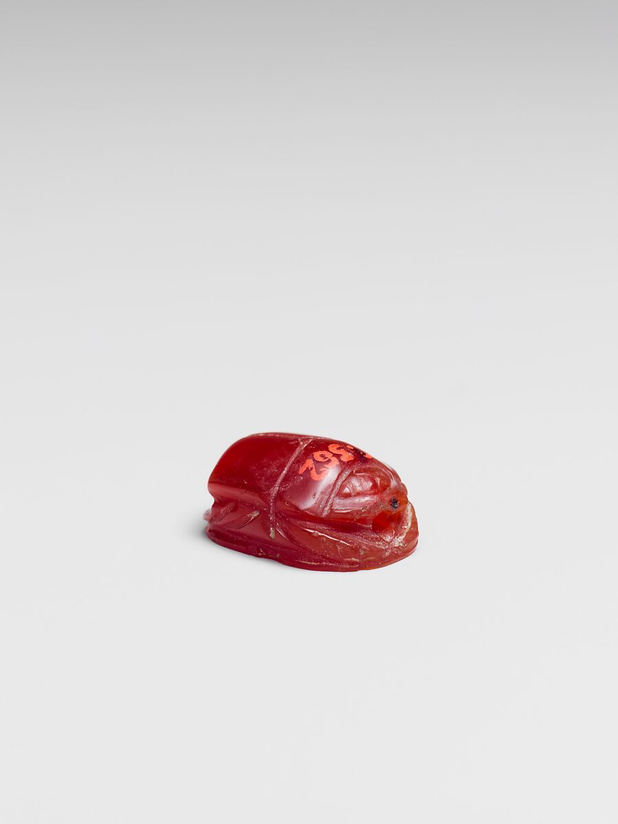 Carnelian scarab, Carnelian, Greek, Sardinian