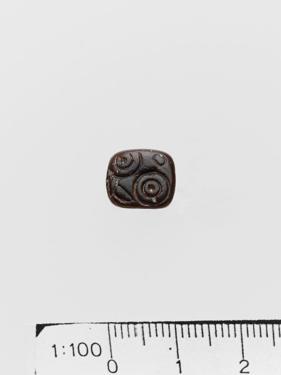 Steatite pyramidal seal, Serpentine, Minoan 