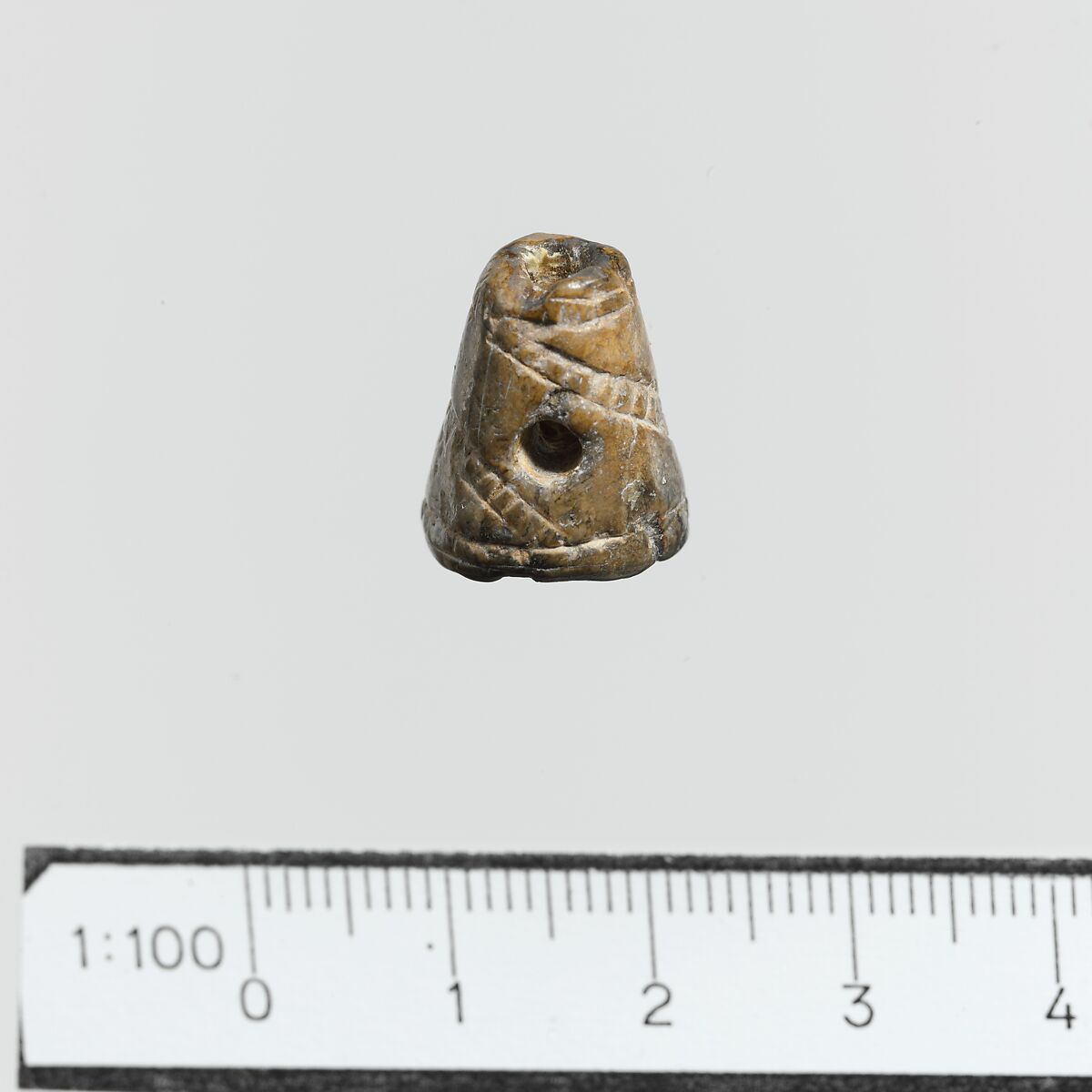 Seal, conoid, Steatite, Minoan