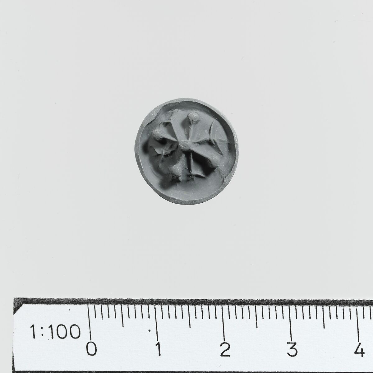 Seal, conoid, Steatite, Minoan
