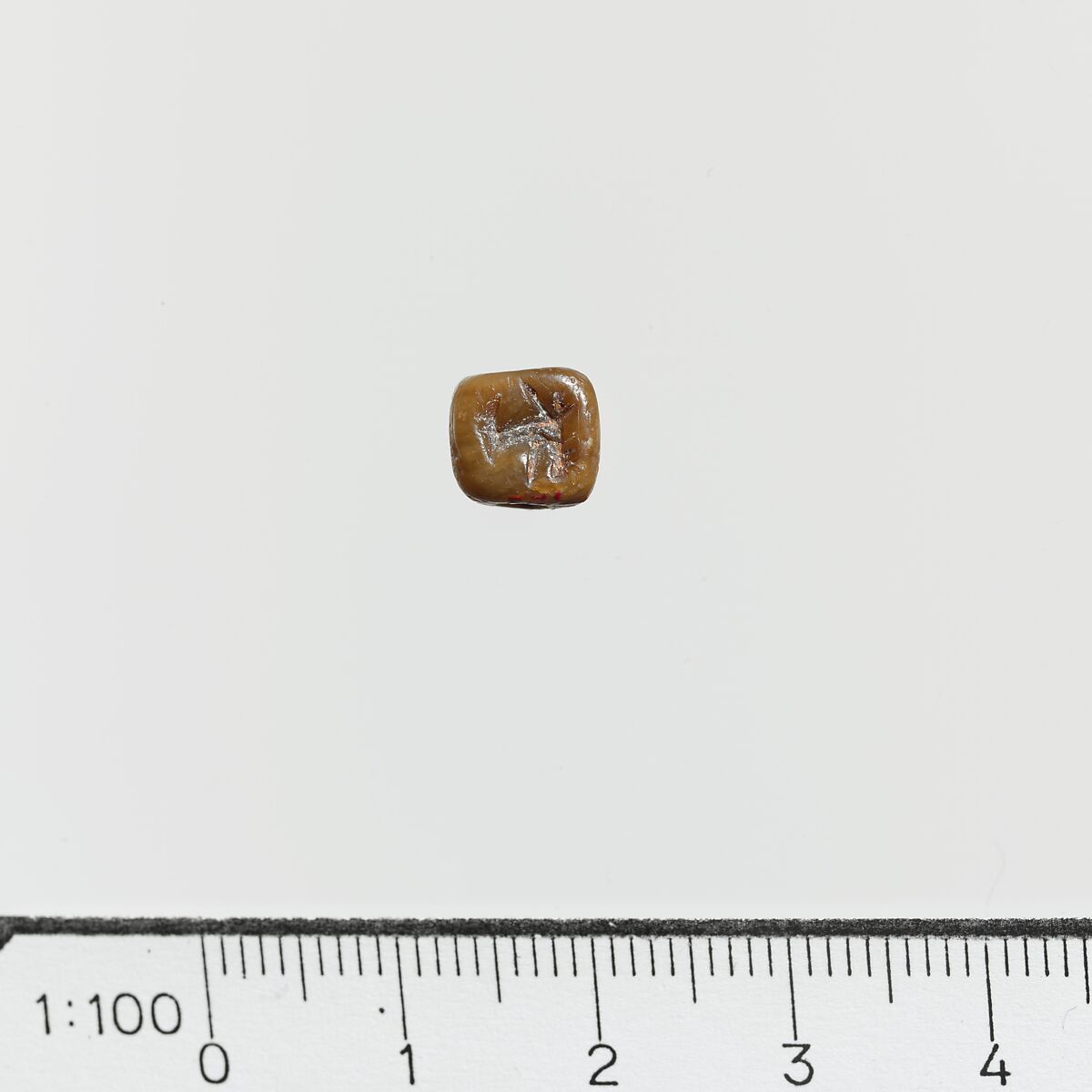 Bead, 3 sided, Steatite, Minoan 